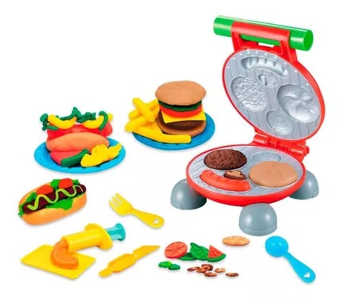 Set Plastilina Hamburguesas